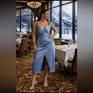 Anthropologie NWT Ruched Sweetheart Dress Size 1X.